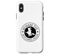 Halloween Witches Broom Beware Of The Witching Hour Case for iPhone X/XS