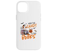 Halloween Witches Broom Keep The Candy I'll Take The Books Case for iPhone 14 Plus