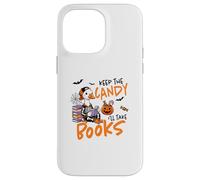 Halloween Witches Broom Keep The Candy I'll Take The Books Case for iPhone 14 Pro Max