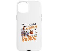 Halloween Witches Broom Keep The Candy I'll Take The Books Case for iPhone 15 Plus