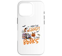 Halloween Witches Broom Keep The Candy I'll Take The Books Case for iPhone 16 Pro