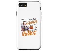 Halloween Witches Broom Keep The Candy I'll Take The Books Case for iPhone SE (2020) / 7/8