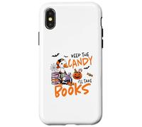 Halloween Witches Broom Keep The Candy I'll Take The Books Case for iPhone X/XS