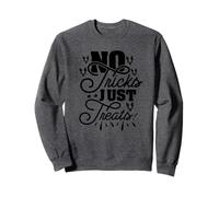 Halloween Witches Broom No Tricks Just Treats For Women Sweatshirt