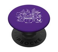 Halloween Witches Stirring Cauldron Trio Design PopSockets Adhesive PopGrip
