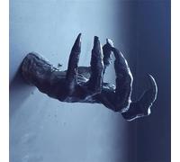 Halloween Witch's Demon Hand Wall Hanging Statues,Gothic Resin Sculpture,Dark Aesthetic Decor for Home & Halloween,Spooky Wall Art Display for Living Room, Entrance Hall, or Outdoor (Black)