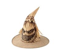 Halloween Wizard Hat - Carnival Magicians Hat,Cosplay Props Dress Up Accessory for Halloween Photography Farm Theme Event Rural Theme Party