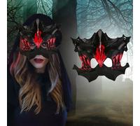 Halloween Wolf Half Face Werewolf PU Foam Animal Masquerade for Adult Cosplay Costume Masks Costume(4 F,One Size)
