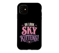 Halloween Women Oh Look Sky Kittens Cute Bats Gift Case for iPhone 11