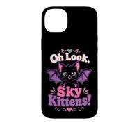 Halloween Women Oh Look Sky Kittens Cute Bats Gift Case for iPhone 14 Plus