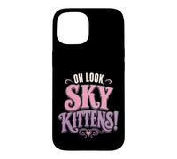 Halloween Women Oh Look Sky Kittens Cute Bats Gift Case for iPhone 15