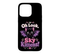 Halloween Women Oh Look Sky Kittens Cute Bats Gift Case for iPhone 15 Pro Max
