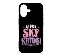 Halloween Women Oh Look Sky Kittens Cute Bats Gift Case for iPhone 17