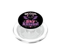 Halloween Women Oh Look Sky Kittens Cute Bats Gift PopSockets PopGrip for MagSafe