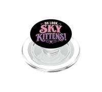 Halloween Women Oh Look Sky Kittens Cute Bats Gift PopSockets PopGrip for MagSafe