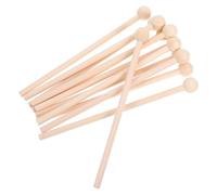 Halloween Wooden Xylophone Mallets 12pcs Set for Glockenspiel | Percussion Sticks for Home and Festival Use, Beige Wood Finish, Comfortable Grip, 12 Pieces