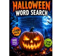 Halloween Word Search: 100 Large Print Puzzles for Adults: Over 2,400 Spooky Words, Dark Folklore & 100 Macabre Fun Facts