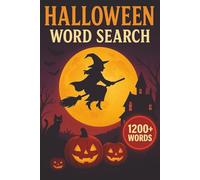 Halloween Word Search: 1200+ Word Searches for Adults, Seniors, and Kids with Solutions