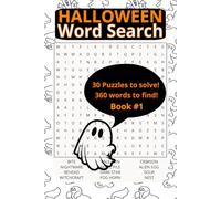 Halloween Word Search Book #1: Word Search Book for Teens, Adults, Seniors, Halloween Themed (Halloween Themed Word Search Books)