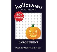 Halloween Word Search Book: 50+ Fun & Spooky Halloween Themed Word Find Book for Adults, Teens & Seniors