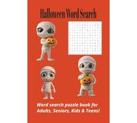 Halloween Word Search Book:: Word search puzzle book about Halloween, 6 x 9 Inches, -Fun Activities for Teens and Seniors.