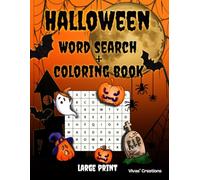 Halloween Word Search + Coloring Book
