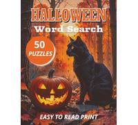 Halloween Word Search: Creepy and Fun Word Puzzles to Celebrate the Halloween Season - 50 Puzzles with Solutions (Seasonal Searches)