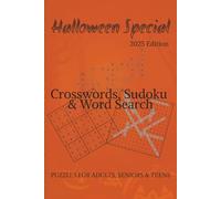 Halloween Word Search & Crossword Puzzle Book: 20+ Puzzles |6x9 inches, 76 pages