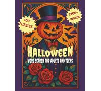 Halloween Word Search for Adults and Teens: Spooky Puzzles Featuring Ghosts, Witches, Monsters & More - Perfect for Halloween Fun and Brain ... puzzles I 2025 New Halloween Word Puzzle Book