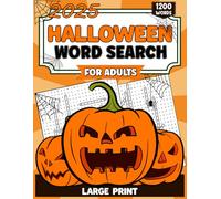 Halloween Word Search For Adults: Spooky and Fun Halloween Themed Word Find Puzzles Book witch Solutions|Halloween Activity Book For Adults| Halloween Gift
