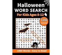 Halloween Word Search for Kids: 100 Fun and Spooky Puzzles for Ages 8-12