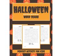 Halloween Word Search For Kids: Halloween Word Search Puzzle Book Large Print with Solutions, Easy to Hard Levels | Perfect Halloween Gift for Kids