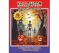 Halloween Word Search Plus: Large Print Puzzles with Fun Facts