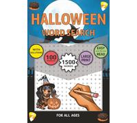 Halloween Word Search Puzzle Book: 1500 Words - 100 Puzzles for All Ages | Large Print | 150 Pages | Size 6x9 inch | Great for Travel (Puzzle Playground)