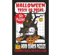 Halloween Word Search Puzzle Book: 50+ Easy & Fun Halloween Word Search Puzzles | Large Print Brain Games Featuring Spooky Terms | Perfect Gift for Adults, Seniors & Puzzle Lovers