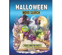 Halloween Word Search Puzzle Book for Adults