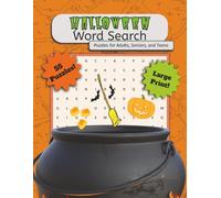 Halloween Word Search Puzzle Book: Puzzles for Adults, Seniors, and Teens about Halloween, Harvest | Easy to Read | 8.5x11 Inches | 55 Puzzles (Word Search Books For Everyone)