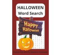 Halloween Word Search Puzzle Book: Spooky and Fun Large Print Word Searches for Kids, Teens, and Adults | Includes Pumpkins, Costumes, Haunted Houses, and More