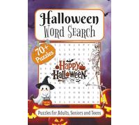 Halloween Word Search Puzzle Book: Word Searches with Easy to Read Print about all things Halloween, Spooky, Scary and More | 6x9 inches, 150 pages | ... Gift for Vacations, Holidays and Free Times