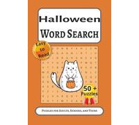 Halloween Word Search Puzzle Book: Word Searches with Easy to Read Print about Foods, Food Lovers, Foodie and More | 6x9 inches, 110 pages | 50+ Puzzles _ Gift for Vacations, Holidays and Free Time