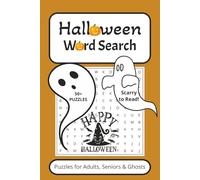 Halloween Word Search Puzzle Book: Word Searches with Easy to Read Print about Halloween, Ghosts, All Saints and More | 6x9 inches, 110 pages | 50+ ... for Vacations, Holidays and Leisure Times