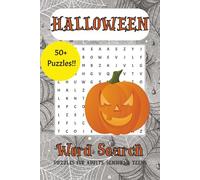 Halloween Word Search Puzzle Book: Word Searches with Easy to Read Print about Halloween, Ghosts, Pumpkins and More | 6x9 inches, 110 pages | 50+ Puzzles | Gift for Vacations, Holidays and Free Time