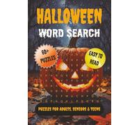 Halloween Word Search Puzzle Book: Word Searches with Easy to Read Print about Halloween, Pumpkins, Spooky Things and More | 6x9 inches, 122 pages | ... … Gift for Vacations, Holiday & Free Times