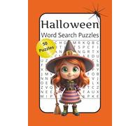 Halloween Word Search Puzzles: Word search puzzles about Halloween. 50 puzzles, 100 pages, 6x9 inches, gift for adults, seniors and kids...