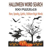 HALLOWEEN WORD SEARCH: This Word Search Puzzle Book is packed with spooky, rare, gothic, folklore-style word search themes, this unique activity book ... for Halloween parties, or screen-free fun.