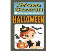 Halloween Word Search with 100 Spooky Puzzles, Large Print Book for Adults: A Festive Halloween Activity Book Featuring Creepy, Funny & Challenging ... & Teens | Large Print for Easy Reading