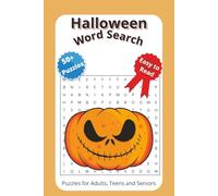 Halloween Word Search: Word Search Puzzles with Easy to Read Print about Halloween, Ghost, Spirit and More | 6x9 inches, 110 pages | 50+ puzzles ... ... Gifts for Vacations, Holidays and Relaxation