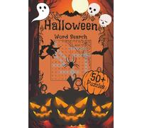 Halloween Word Search: Word Search Puzzles with Easy-to-Read Print about Halloween, Scary Ghosts, Witches and More, 6x9 inches, 120 pages, 50+ Puzzles…Gift for Vacations, Holidays, and Relaxation