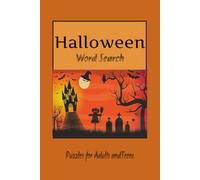 Halloween Wordsearch: halloween spooky easy to read crossword for adults and teens