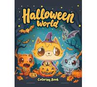 Halloween World Coloring Book: Cute Horror Monsters, Pumpkins, Ghosts, Towns, Mexican Skulls. Cozy, Spooky Vibes Mystery. Creepy Fall Nightmare. Bold and Easy. For Kids and Adults